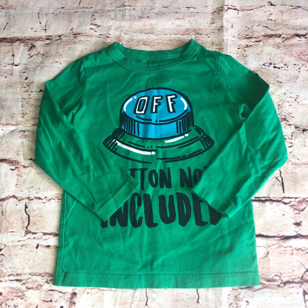 Oshkosh off button long sleeve T-shirt